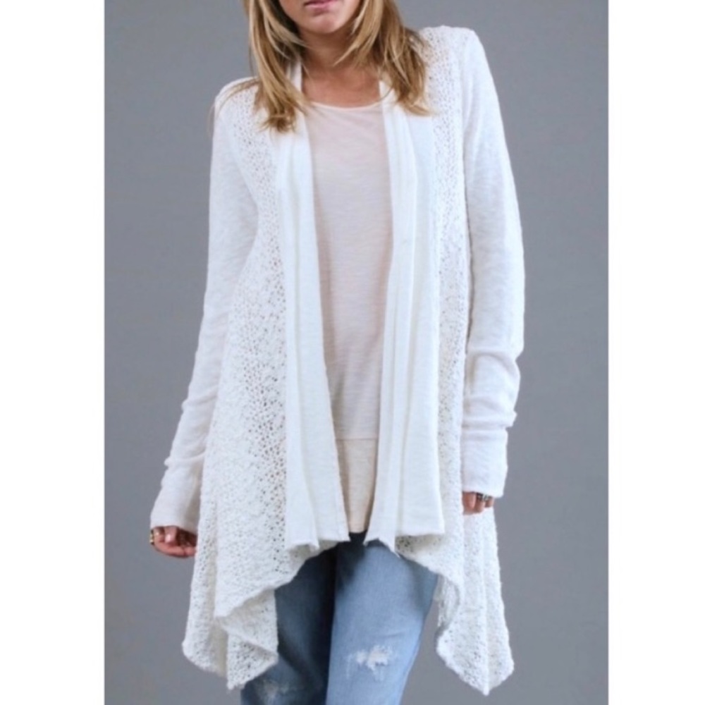 Free People Shawl Collar Cardigan